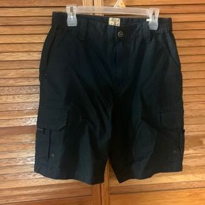 RedHead black cargo shorts (W 32)